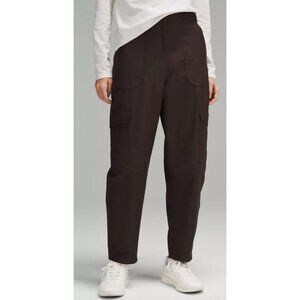Lululemon Light Utilitech Cargo Pocket High-Rise Pant Espresso Brown 27 $148 NWT